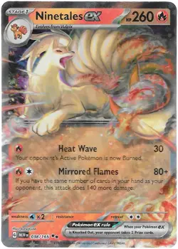 Pokemon TCG | Ninetales ex | SV: 151 | 038/165 | Near Mint - Image 1