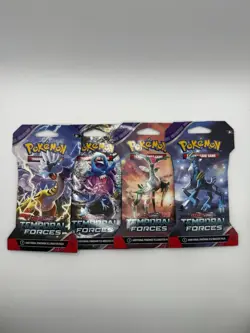 Pokemon S&V Temporal Forces Sleeved Booster Packs (Lot Of 36 Styles Vary) - Image 1
