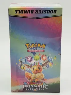 Pokemon SV8.5 Prismatic Evolutions Sealed Booster Bundle Display Case - Image 1