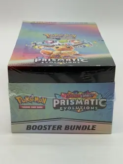 Pokemon SV8.5 Prismatic Evolutions Sealed Booster Bundle Display Case - Image 2