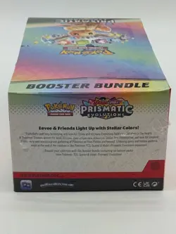 Pokemon SV8.5 Prismatic Evolutions Sealed Booster Bundle Display Case - Image 4
