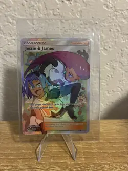 Pokemon TCG Hidden Fates Jessie & James 68/68 Full Art Holo - Image 1