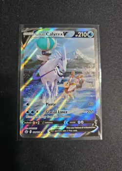 Ice Rider Calyrex V 164/198 Alternate Full Art - Chilling Reign Pokemon TCG - NM - Image 1