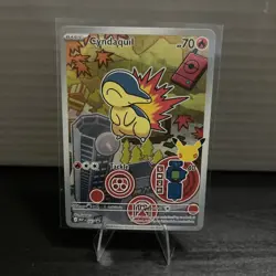 Pokemon TCG Cyndaquil 047 Black Star Promo First Partners Collection Series 2 NM - Image 2
