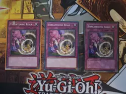 YUGIOH 3X THREATENING ROAR COMMON 1ST/UNLIMITED NM (5DS3,5DS1,SDSB) - Image 1
