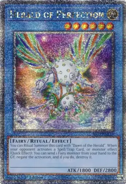 Herald of Perfection (Quarter Century Secret Rare)-Quarter Century Secret Rar... - Image 1