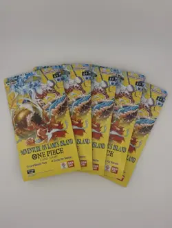 One Piece (OP15-EB04) Adventure on Kami's Island Sleeved Booster Packs LOT OF 5 - Image 1