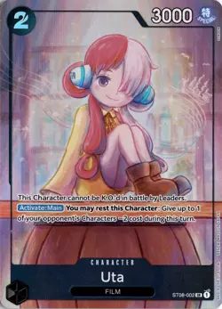 Uta - (Premium Card Collection -Uta-) SR One Piece Promotion Cards ST08-002 - Image 1