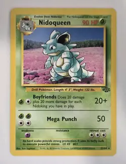 Pokemon Nidoqueen 23/64 Jungle Set Non Holo Rare WOTC NM - Image 1