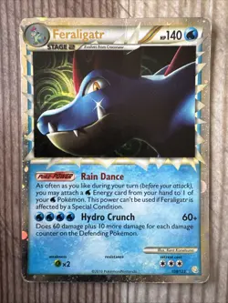 Feraligatr (Prime) - 108/123 - Pokemon Heart Gold Soul Silver Ultra Rare DMG - Image 1