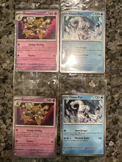Pokemon TCG 4X Promo Lot - (2) Alakazam 082 & (2) Chien-Pao 057 - Image 1