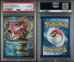 2016 Pokemon XY Breakpoint M Gyarados EX 115/122 Full Art PSA 10 GEM MINT Shiny - Image 3