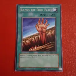 Yugioh Fissure with Bazoo The Soul-Eater DB1-EN117 Misprint - Image 1