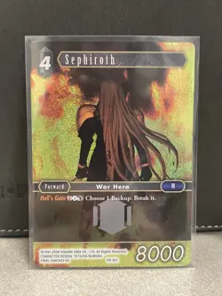 2016 FFTCG Sephiroth Foil PROMO #PR-001 Final Fantasy Trading Card Game TCG NM - Image 1
