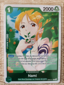Carte One Piece Nami EB02-017 FR - Card game Holo - Image 1