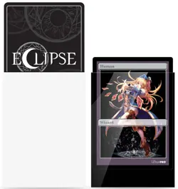 60 ULTRA PRO ECLIPSE ARCTIC WHITE SMALL PRO-GLOSS DECK PROTECTOR Card Sleeves - Image 2