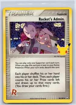 Rocket's Admin. 86/109 Celebrations Pokemon NM/M 526d-12 - Image 1