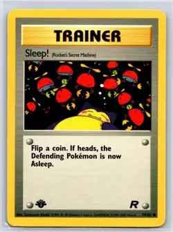 Sleep! 79/82 Common Team Rocket Pokemon 1st Edition NM/M 519-26 - Image 1