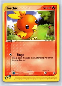Torchic 74/109 Common Ruby & Sapphire Pokemon NM/M 521b-27 - Image 1