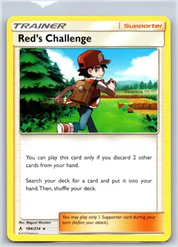 Red's Challenge (SM 184/214 Rare Deck Exclusives Pokemon NM/M 526-45 - Image 1