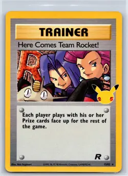 Here Comes Team Rocket! 15/82 Holo Celebrations Pokemon NM/M 526d-1 - Image 1