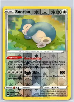 Snorlax 131/185 Holo Rare Vivid Voltage Pokemon Reverse Holo NM/M 528b-7 - Image 1