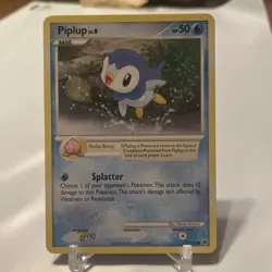 Pokemon Card Piplup Majestic Dawn Common 72/100 Near Mint - Image 1