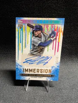 2024 Topps Inception Pete Crow-Armstrong PCA RC Rookie Card Immersion Auto #/25 - Image 1
