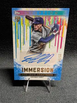 2024 Topps Inception Pete Crow-Armstrong PCA RC Rookie Card Immersion Auto #/25 - Image 3