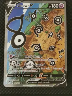 Pokemon Unown v Silver Tempest Alternative Art Card 177/195 - Image 1