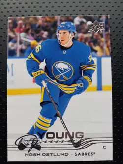 2025-26 Upper Deck Series 1 Young Guns #219 Noah Ostlund Rookie Card - Image 1