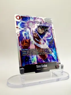 Dragon Ball Fusion World Card Game Son Goku FB01-139 SCR Secret Rare DBS TCG NM - Image 1