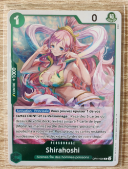 Carte One Piece Shirahoshi OP11-030 FR - Card game Holo - Image 1