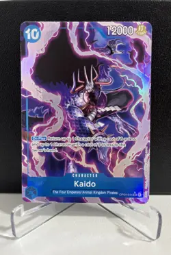 One Piece TCG: Kaido (Parallel) OP04-044 Alt Art SR PRB01 English NM / M - Image 1