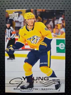 2025-26 Upper Deck Series 2 Young Guns #460 Brady Martin Rookie Card - Image 1