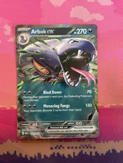 Pokemon Card Arbok ex 024/165 Double Rare Scarlet & Violet 151 Near Mint - Image 1