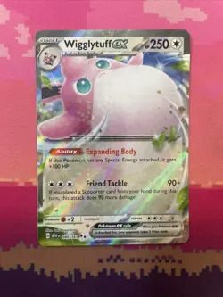 Pokemon Card Wigglytuff ex 040/165 Double Rare Scarlet & Violet 151 Near Mint - Image 1