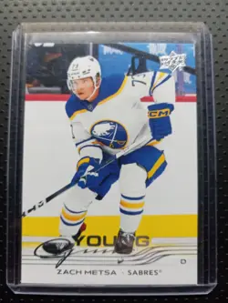 2025-26 Upper Deck Series 2 Young Guns #490 Zach Metsa Rookie Card - Image 3