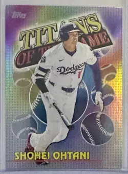2025 Topps Titans of the Game Insert Shohei Ohtani TOG-1 Dodgers Baseball Card - Image 1