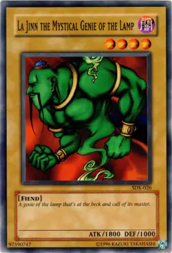 2002 Yu-Gi-Oh La Jinn the Mystical Genie of the Lamp SDK-026 Starter Deck: Kaiba - Image 1
