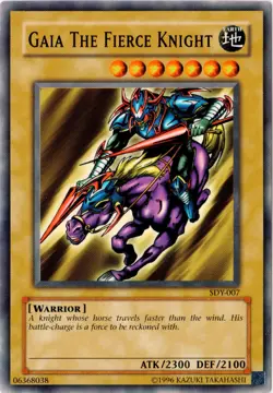 2002 Yu-Gi-Oh! Gaia The Fierce Knight SDY-007 Starter Deck: Yugi Unlimited Ed. - Image 1