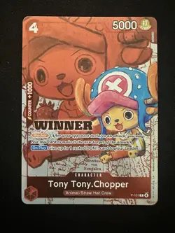 One Piece TCG Tony Tony Chopper P-101 Foil – Winner Promo – NM - Image 1