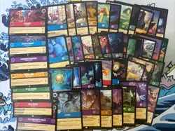 Disney Lorcana 47x Into The Inklands Cards Common - Super Rare Inc. Foils - Image 1