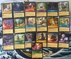 Disney Lorcana 47x Into The Inklands Cards Common - Super Rare Inc. Foils - Image 2