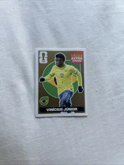 Vinicius junior panini extra sticker gold mint condition 2026 - Image 1