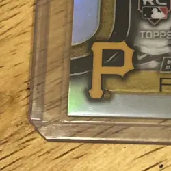 2025 Topps Chrome Brady Feigl Rookie Auto Refractor /499 Pittsburg Pirates (RC) - Image 2