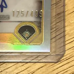 2025 Topps Chrome Brady Feigl Rookie Auto Refractor /499 Pittsburg Pirates (RC) - Image 3