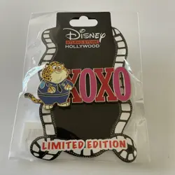Disney DSF DSSH Zootopia Officer Clawhauser XOXO Valentine's Day 2025 LE Pin - Image 2