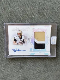 2025 Panini Flawless Tyler Shough RPA 08/20 Auto Rookie 3 Color Patch Sealed - Image 1