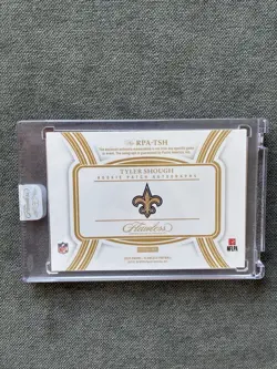 2025 Panini Flawless Tyler Shough RPA 08/20 Auto Rookie 3 Color Patch Sealed - Image 2